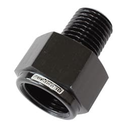 NPT PIPE EXPANDER, BLACK 1/4" NPT MALE, 3/8" NPT FEMALE