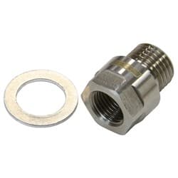 M12X1.25 PIPE REDUCE TO F/MALE1/8" NPT STAINLESS STEEL