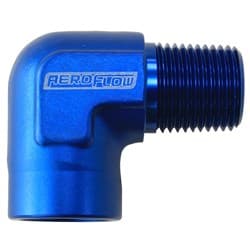 90 DEG FEMALE TO MALE 1" NPT BLUE