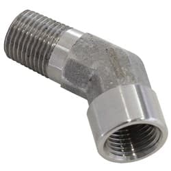 45 Deg Female - Male Elbow 1/8NPT STAINLESS STEEL