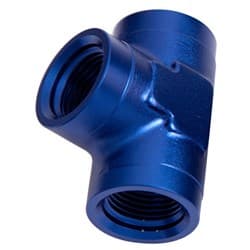 FEMALE PIPE TEE 1" NPT BLUE FEMALE 1" NPT