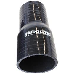 Silicone Hose Reducer Str Black I.D 3.50-3.00" 90-76mm, 5.3mm, 127mm L AF 9201-350-300