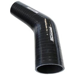 Silicone Hose Reducer 45 Deg; Black I.D 2.75-2.00" 70-51mm, Wall 4.5 X 140mm 9202-275-200