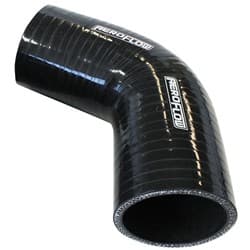 Silicone Hose 67 Deg; Black I.D 3.125" 79mm, Wall 5.3mm, 125mm Leg AF 9208-312