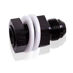 FUEL CELL FITTING -16AN BLACK FUEL CELL BULKHEAD FITT
