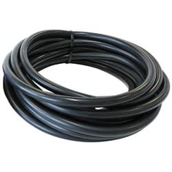 Silicone Vacuum Hose Black I.D3/8" 10mm, Wall 3.2mm, 50 Foot15m Roll AF 9231-038-50