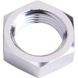 BULKHEAD NUT -10AN SILVER SINGLE NUT