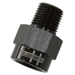 1/8" BSPT male to 1/8" NPT Female BLACK