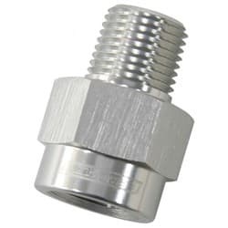 1/8" BSPT male to 1/8" NPT Female SILVER