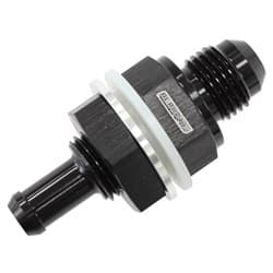 -6AN BULKHEAD FITTING W/ 5/16"BARB FOR PUSH ON HOSE