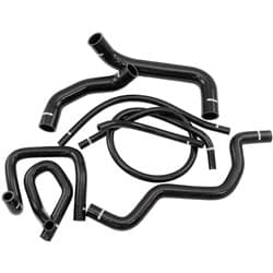 FORD FALCON BA BF FG HEATER HOSE KIT BLACK BARRA RADIATOR SILCIONE Aeroflow AF 9270-0020