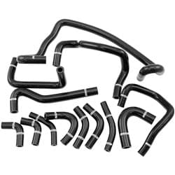 NISSAN RB26 HEATER HOSE KIT BLACK RADIATOR R32 R33 R34 GTRSILCIONE Aeroflow AF 9270-0048