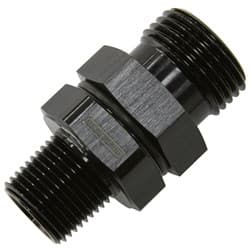 -10 ORB TO 3/8" NPT COUPLER BLACK -10 ORB TO 3/8"