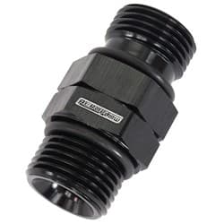 -8 ORB SWIVEL MALE TO MALE BLACK