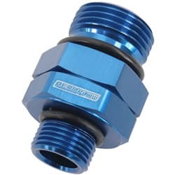 -10 ORB SWIVEL TO -8 ORB BLUE FULL SWIVEL