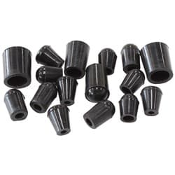 Vac blank off plugs (16) blacksilicone blank off caps x 16