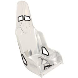 PRO STREET ALUMINIUM RACE SEAT15' HIP WIDTH RAW FINISH