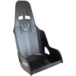 PRO STREET ALUMINIUM RACE SEAT17" HIP WIDTH BLACK FINISH