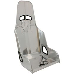 PRO STREET ALUMINIUM RACE SEAT18" HIP WIDTH RAW FINISH