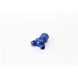 Y PIECE -10 SWIVEL NUT 2X -8ANBLUE