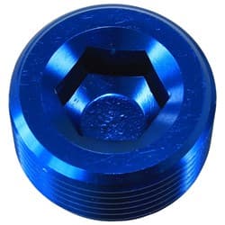 NPT PLUG 1/4" BLUE 1/4" NPT