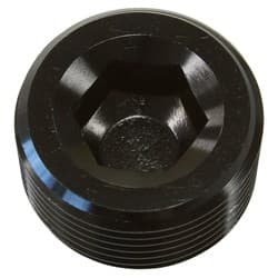 NPT PLUG 1/4" BLACK 1/4" NPT 25pk