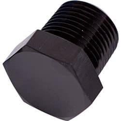 NPT HEX HEAD PLUG 1/8" NPT BLACK 1/8" NPT