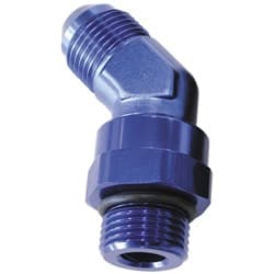 MALE -10 ORB 45 TO -10AN MALE BLUE FULL SWIVEL