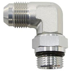 MALE -8 ORB 90 TO -8AN MALE SILVER FULL SWIVEL