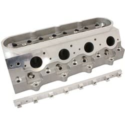 GM LS 262cc ALUMIN HEADS BARE 63cc, 2.02"/1.60" VALVE 6 BOLT11 DEG Aeroflow - AF 95-0403