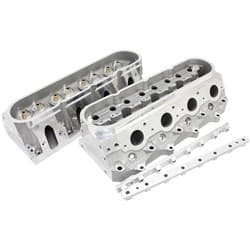 GM LS 240cc ALUMIN HEADS BARE 68cc SUIT 3.90" BORE 6 BOLT RECTANGLE PORT AF 95-0406