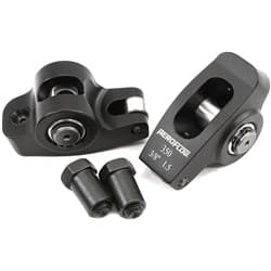 SBC ROCKER ARMS 3/8" STUD 1.5 RATIO 350 ALLOY 2024 ROLLER PAIR Aeroflow - AF 95-1100-2