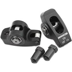 SBC ROCKER ARMS 3/8" STUD 1.6 RATIO 350 ALLOY 2024 ROLLER PAIR Aeroflow - AF 95-1102-2
