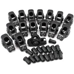 SBC ROCKER ARMS 3/8" STUD 1.6 RATIO 350 ALLOY 2024 ROLLER 16