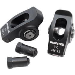 SBC ROCKER ARMS 7/16" STUD 1.6RATIO 350 ALLOY 2024 ROLLER PAIR Aeroflow - AF 95-1107-2