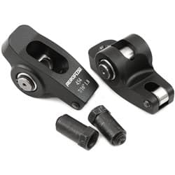 BBC ROCKER ARMS 7/16" STUD 1.8RATIO 454 ALLOY 2024 ROLLER PAIR Aeroflow - AF 95-1117-2