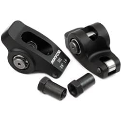 SBF ROCKER ARMS 3/8" STUD 1.6 RATIO WINDSOR 302 351 ROLLER ALLOY Aeroflow - AF 95-1120-2