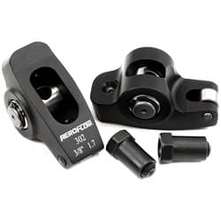 SBF ROCKER ARMS 3/8" STUD 1.7 RATIO WINDSOR 302 351 ROLLER ALLOY Aeroflow - AF 95-1121-2