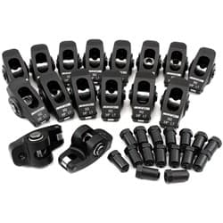 SBF ROCKER ARMS 3/8" STUD 1.7 RATIO WINDSOR 302 351 ROLLER ALLOY Aeroflow - AF 95-1121