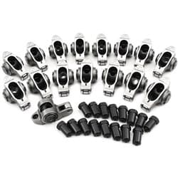 SBC S/S ROCKER ARMS 3/8" STUD 1.55 RATIO 350 STAINLES ROLLER16 Aeroflow - AF 95-1201