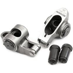 SBF S/S ROCKER ARMS 7/16" STUD 1.70 WINDSOR 302 351 ROLLER 2 STAINLESS Aeroflow 95-1223-2