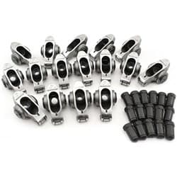 SBF S/S ROCKER ARMS 7/16" STUD1.80 WINDSOR 302 351 ROLLER 16STAINLESS Aeroflow AF 95-1224