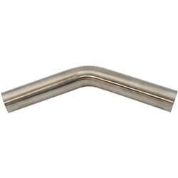304 S/S BEND 45 DEG 1-5/8" O.D1.5MM (.059") 150mm / 6" LEG