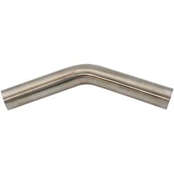 304 S/S BEND 45 DEG 1-7/8" O.D1.5MM (.059") 150mm / 6" LEG