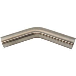 304 S/S BEND 45 DEG 2-1/4" O.D1.5MM (.059") 150mm / 6" LEG