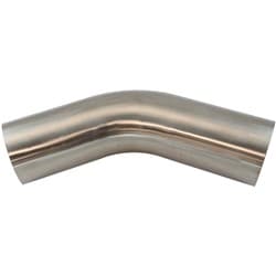 304 S/S BEND 45 DEG 4" O.D 1.5MM (.059") 150mm / 6" LEG