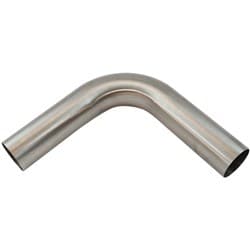 304 S/S BEND 90 DEG 2-1/4" O.D1.5MM (.059") 150mm / 6" LEG