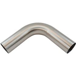 304 S/S BEND 90 DEG 4-1/2" O.D1.5MM (.059") 150mm / 6" LEG