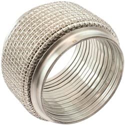 4-1/2" I.D EXHAUST MESH FLEX PIPE JOINT 4" LONG 304 S/STEEL