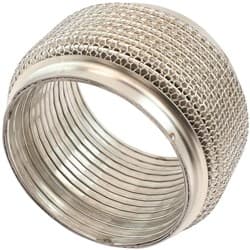 5" I.D EXHAUST MESH FLEX PIPE JOINT 4" LONG 304 S/STEEL
